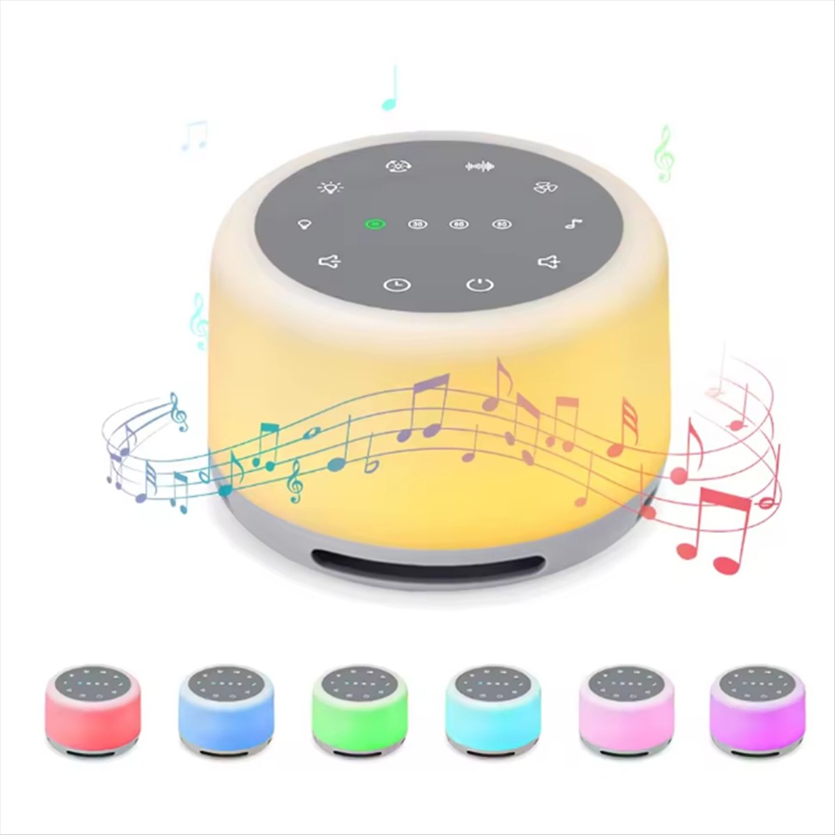 M85K ポータブル睡眠サウンドマシン ホワイトノイズマシン - Baby Sound Machine White のレビューと価格