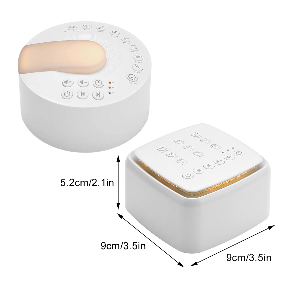 充電式ホワイトノイズマシン睡眠用サウンドマシン赤ちゃん大人用 - Baby Sound Machine White のレビューと価格