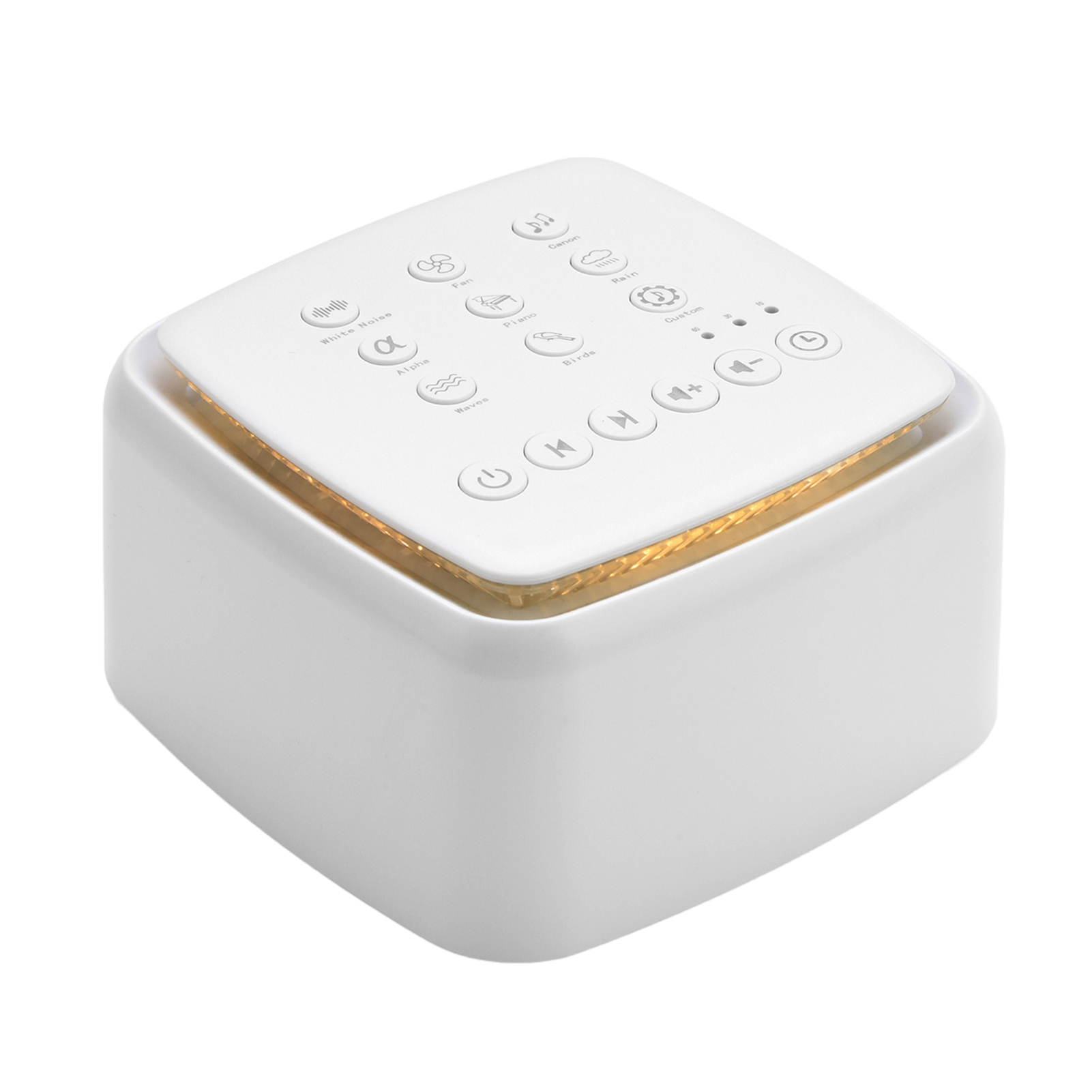 充電式ホワイトノイズマシン睡眠用サウンドマシン赤ちゃん大人用 - Baby Sound Machine White のレビューと価格