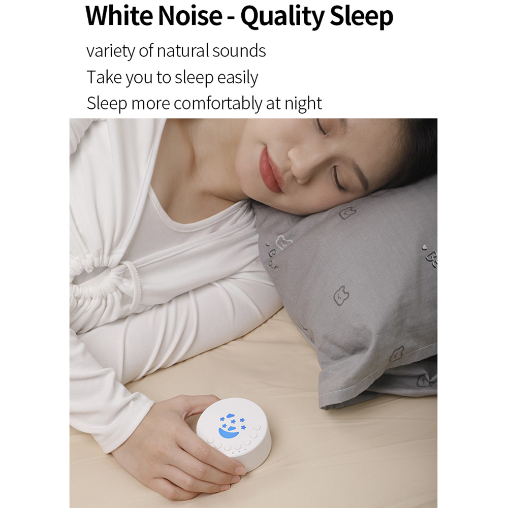 ベビー睡眠マシン デスクトップ ホワイトノイズ サウンドマシ - Baby Sound Machine White のレビューと価格
