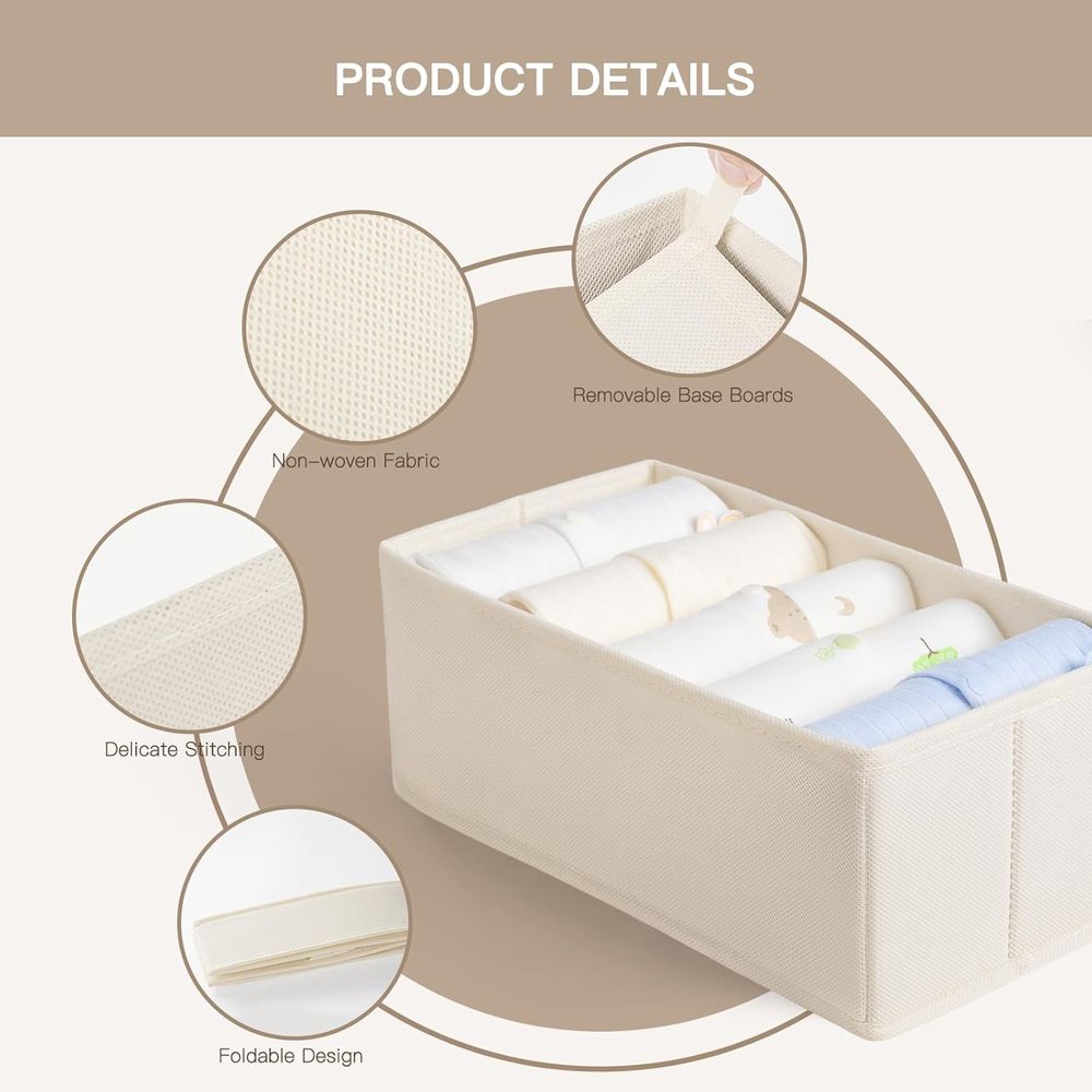 ベビー服、下着、靴下用の10個入り引き出しオーガナイザー - - Baby Nursery Drawers のレビューと価格
