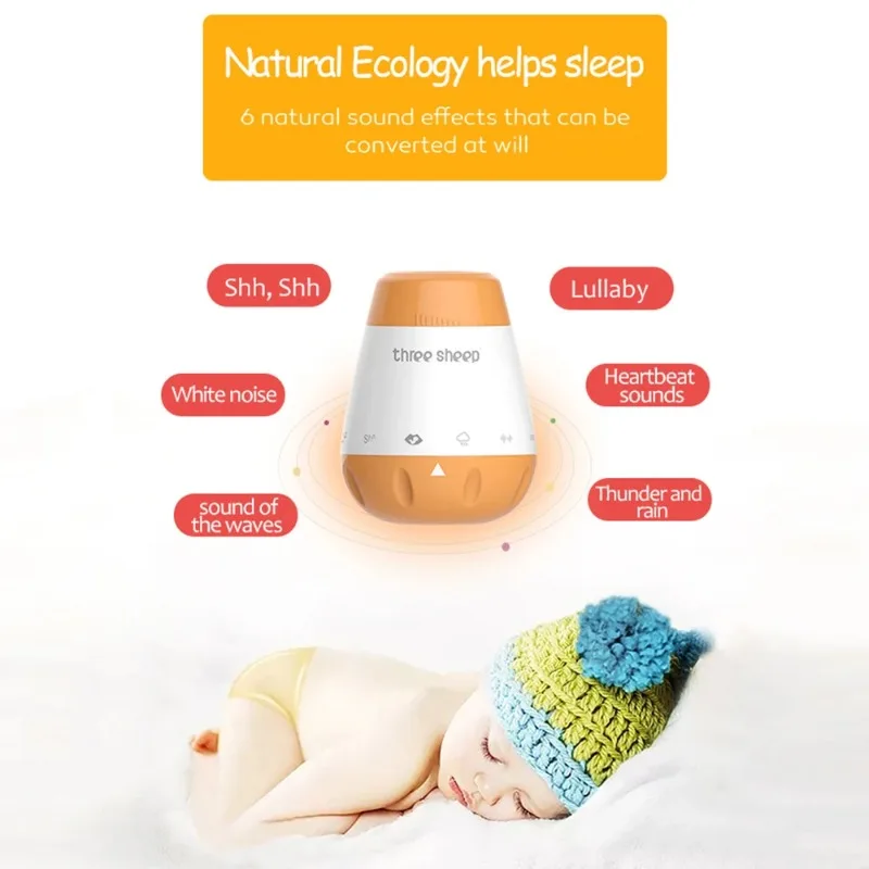 赤ちゃん用のインテリジェントなホワイトノイズマシン,音楽,睡 - Baby Sound Machine White のレビューと価格