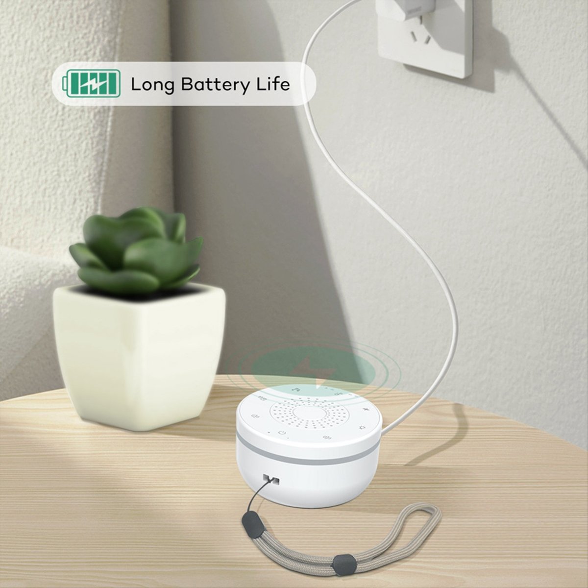 ETRT スリープホワイトノイズポータブルサウンドマシン 大 - Baby Sound Machine White のレビューと価格