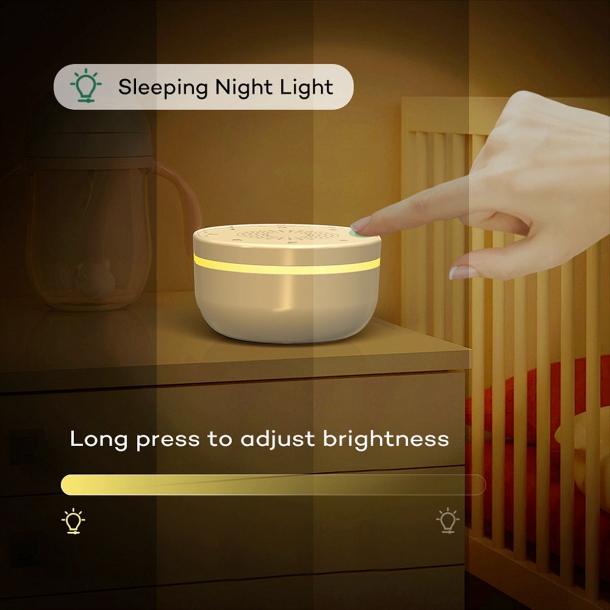 ETRT スリープホワイトノイズポータブルサウンドマシン 大 - Baby Sound Machine White のレビューと価格
