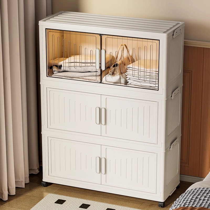 子供用ワードローブ クローゼット 収納キャビネット 多層プラ - Baby Nursery Drawers のレビューと価格