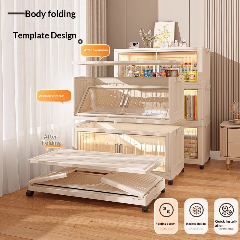 子供用ワードローブ クローゼット 収納キャビネット 多層プラ - Baby Nursery Drawers のレビューと価格
