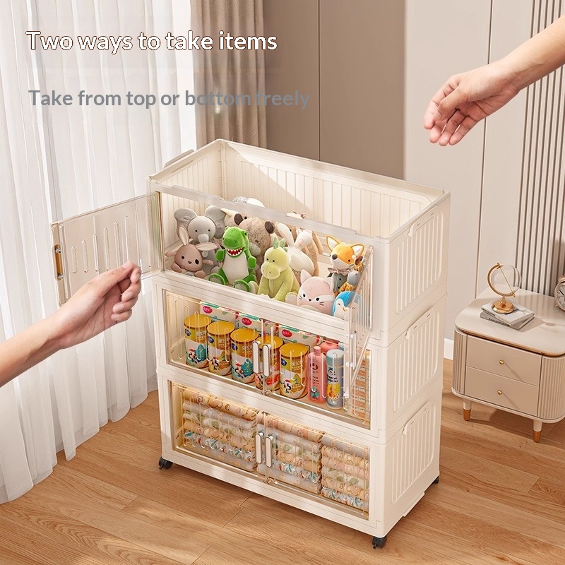 子供用ワードローブ クローゼット 収納キャビネット 多層プラ - Baby Nursery Drawers のレビューと価格