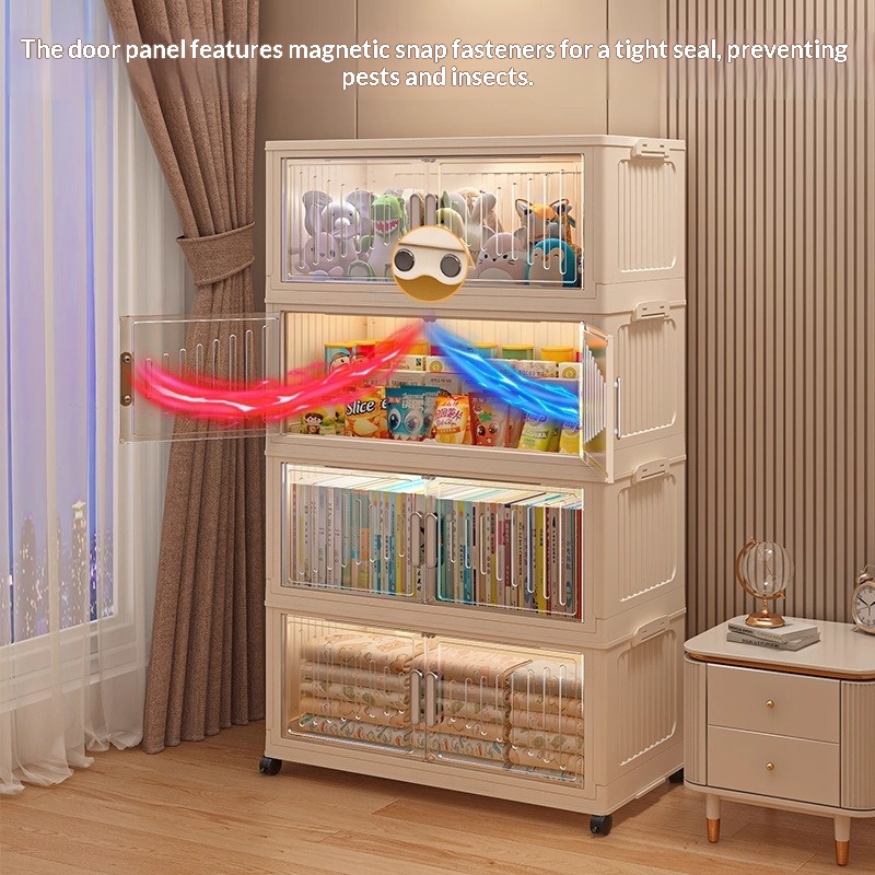 子供用ワードローブ クローゼット 収納キャビネット 多層プラ - Baby Nursery Drawers のレビューと価格