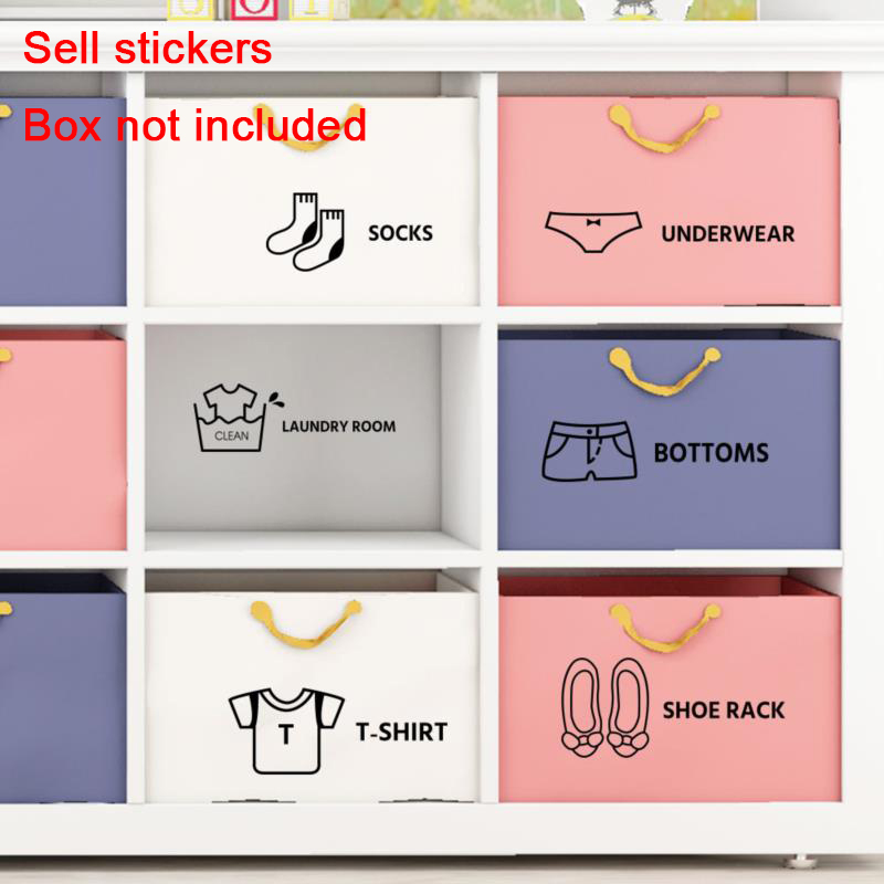 子供部屋オーガナイザーステッカー 男の子用服デザインデカール - Baby Nursery Drawers のレビューと価格