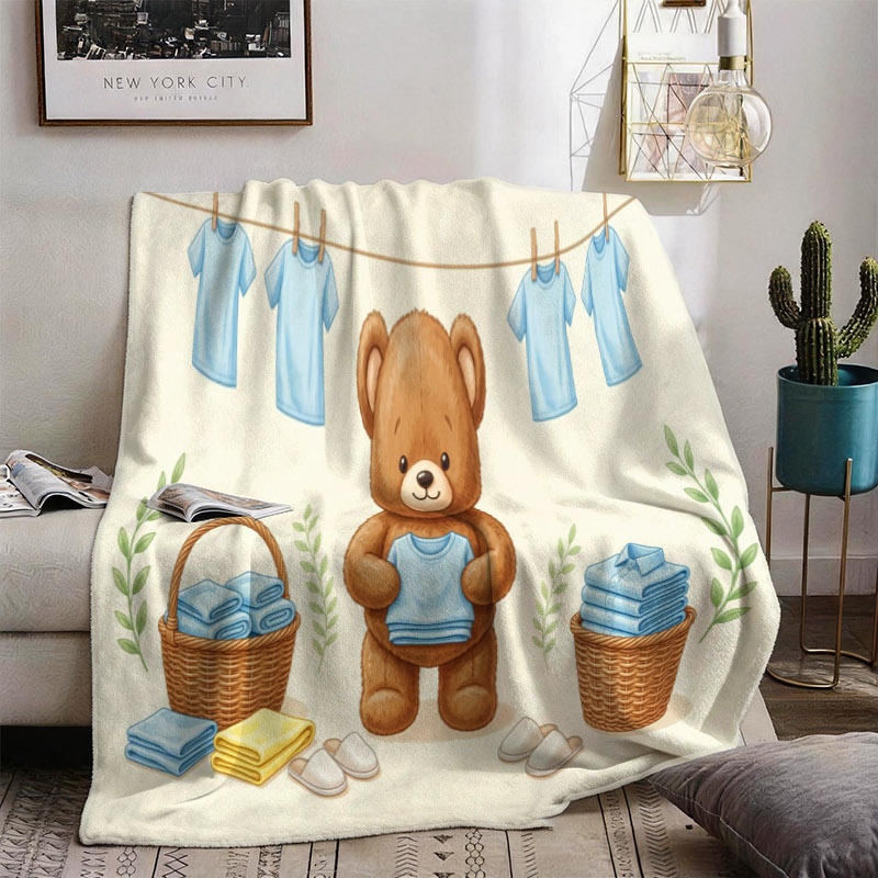 かわいいクマのナーサリーテーマスローケット、男の子の子供部屋 - Baby Nursery Themes Boy のレビューと価格
