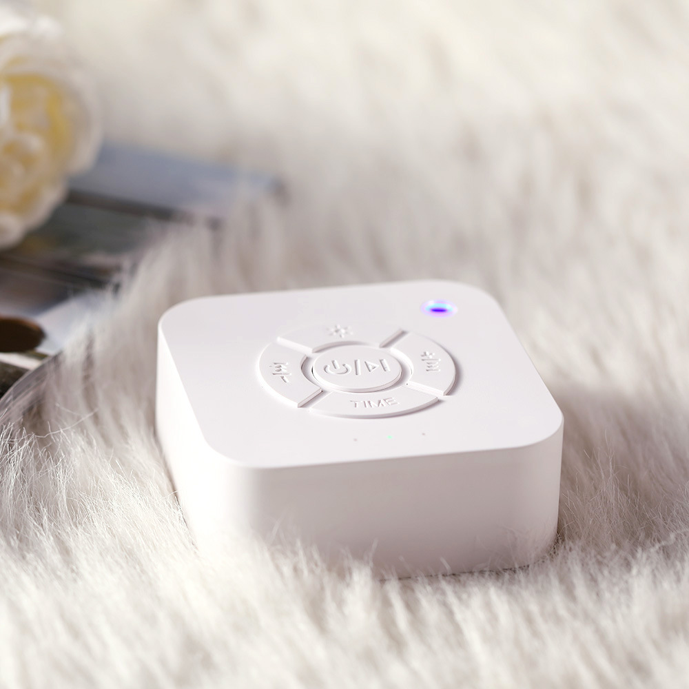 ホワイトノイズマシン USB 充電式時限シャットダウンスリー - Baby Sound Machine White のレビューと価格