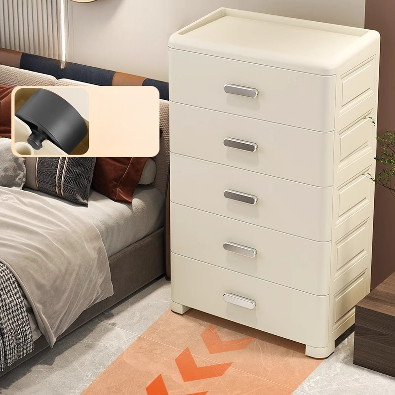 5段引き出し収納ボックス BPAフリー プラスチック製オーガ - Baby Nursery Drawers のレビューと価格