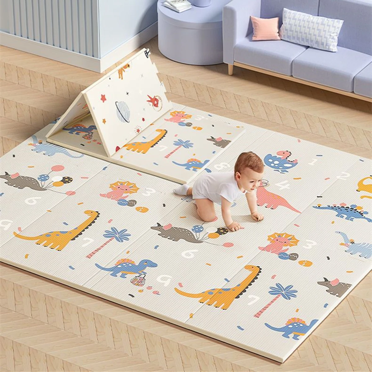 折りたたみ式非毒性子供用カーペットベビープレイマット保育園教 - Baby Nursery Mat のレビューと価格