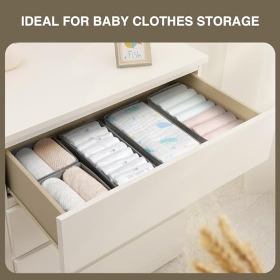 引き出しオーガナイザー、子供部屋、寝室、クローゼット用衣類オ - Baby Nursery Drawers のレビューと価格