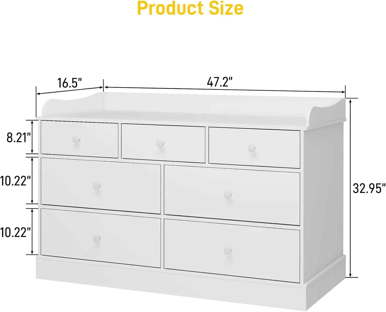 子供用ドレッサーキャビネット（7段引き出し付き）、保育園用お - Baby Nursery Drawers のレビューと価格